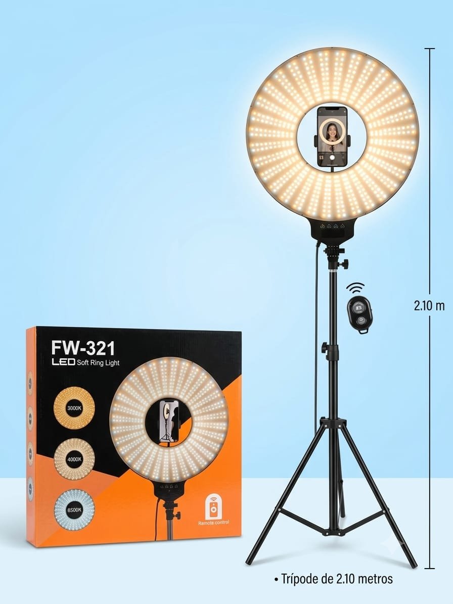aro de luz,luces blancas fw321