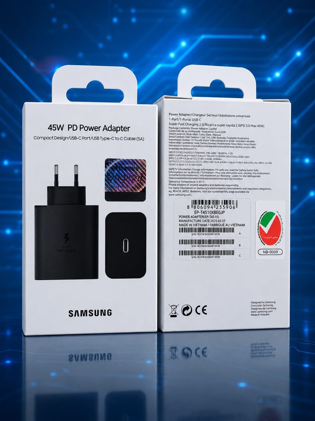 45w pd 75bs. Ep-t4510xbjgjp 75bs. 45w pd power adapter