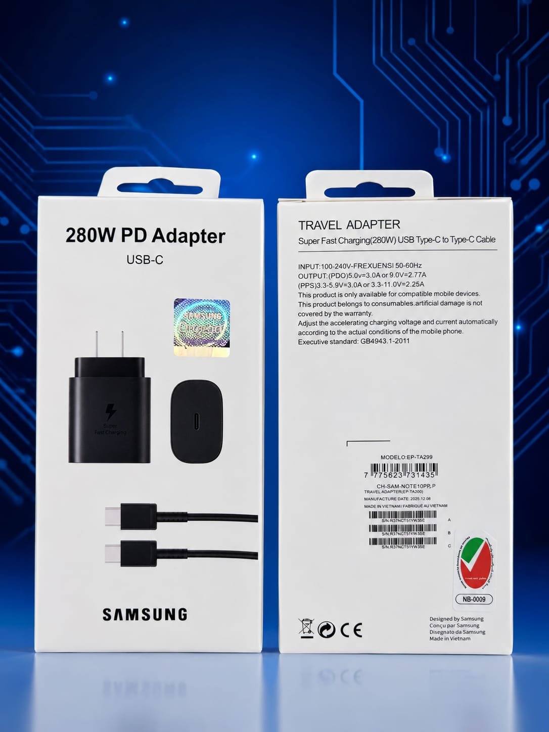 Ch-sam-note10pd p 280w pd adapter 80bs.