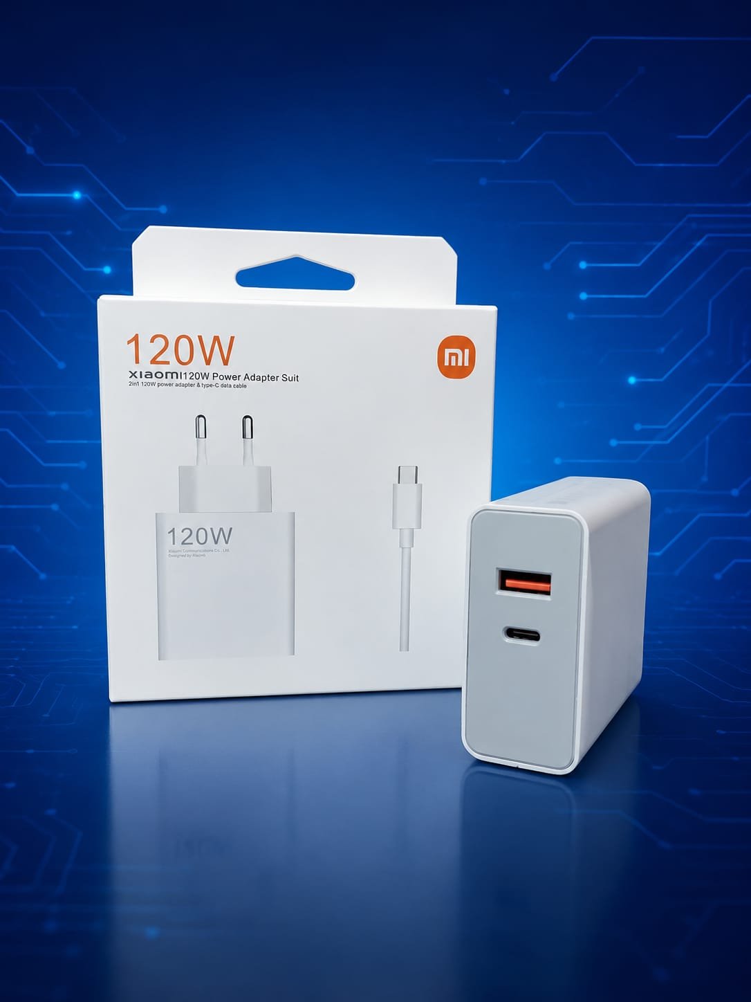xiaomi120w pas 120w xiaomi 120w power adapter suit gan 2en1 pata redonda pata plana