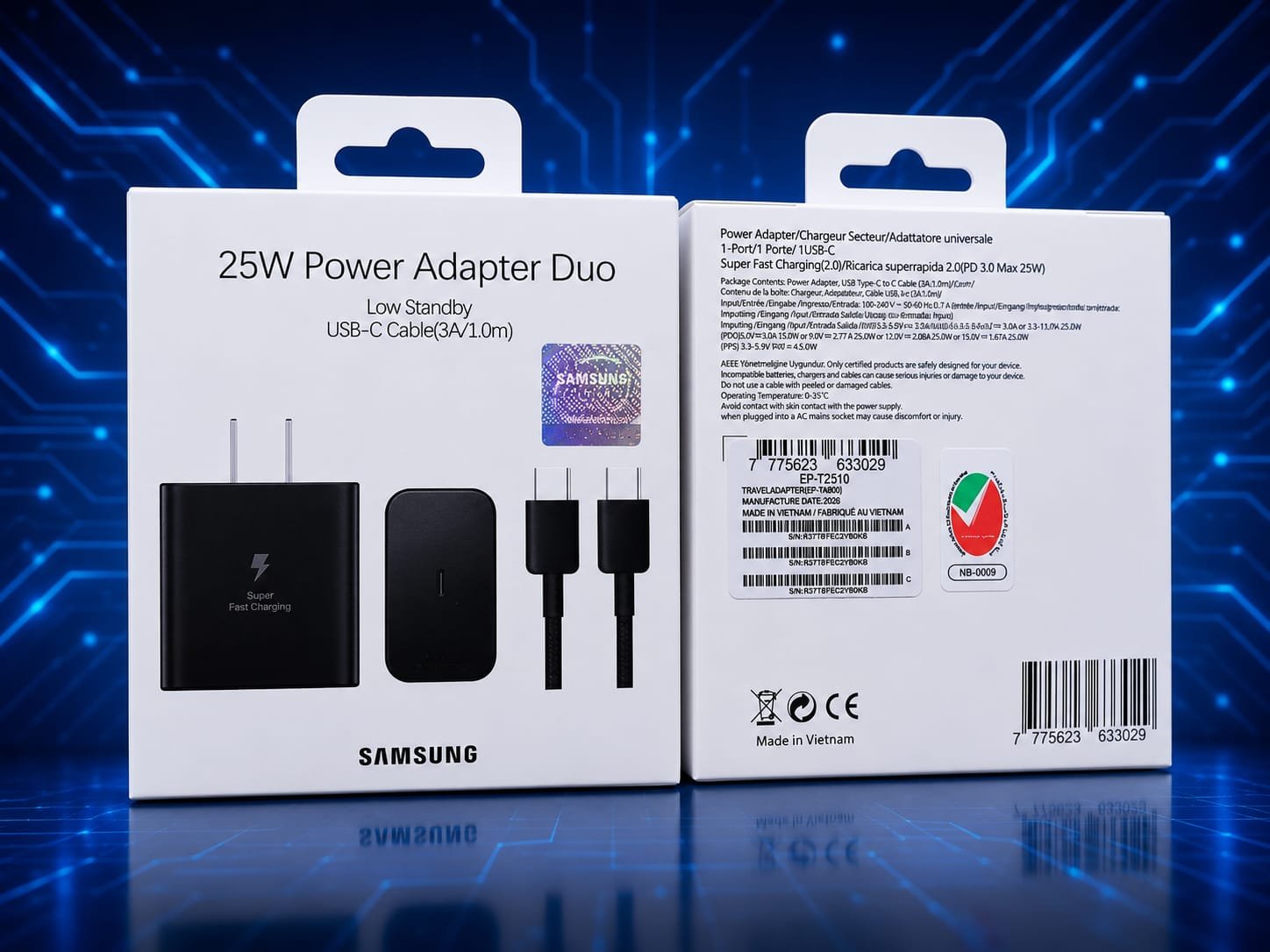 25wnpower adapter duo Low standby 80bs. epta2510