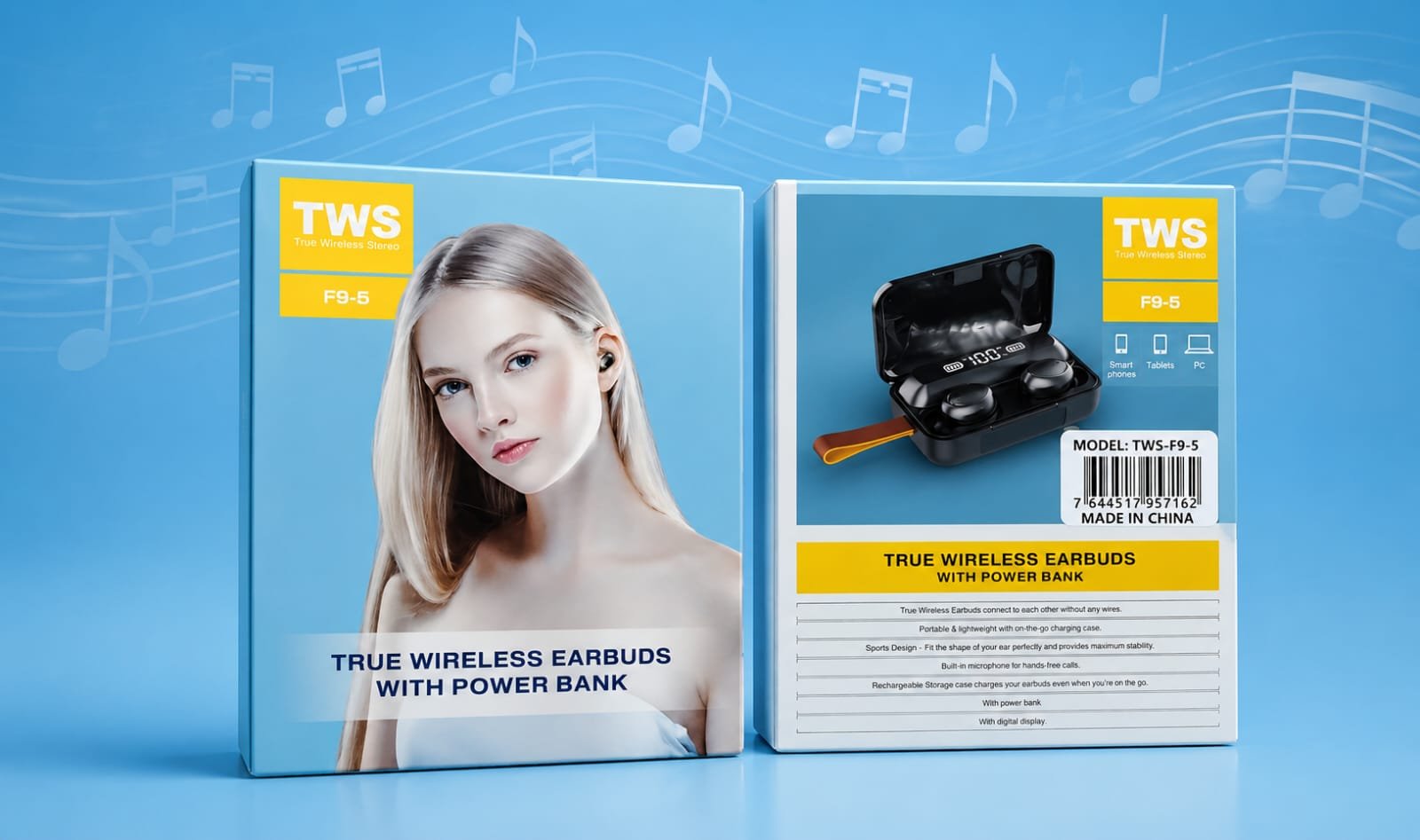 bthf95 audifono inalambrico caja chica f9