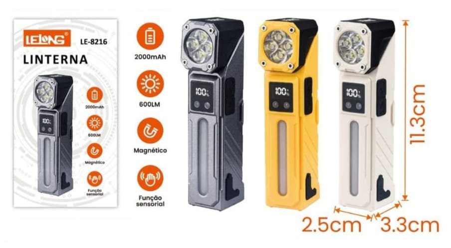 lelong linterna recargable Le8216