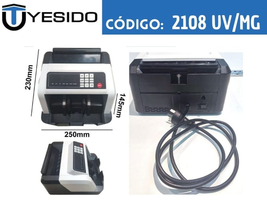 contadora de billetes 2108uv/mg