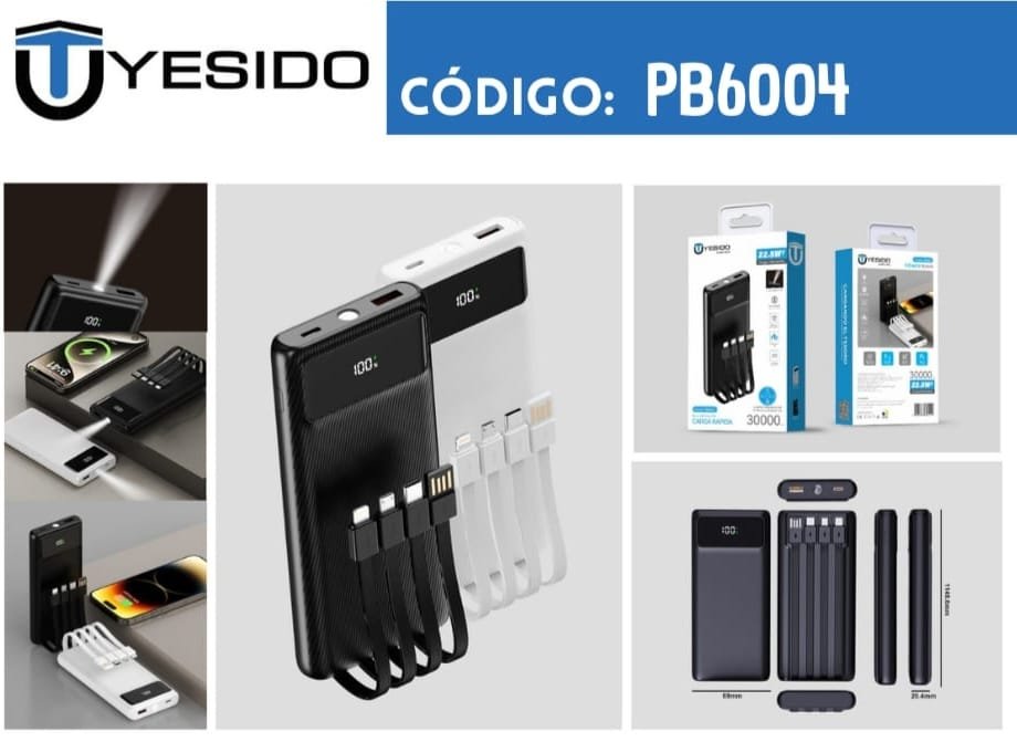 power bank yesido pb-6004