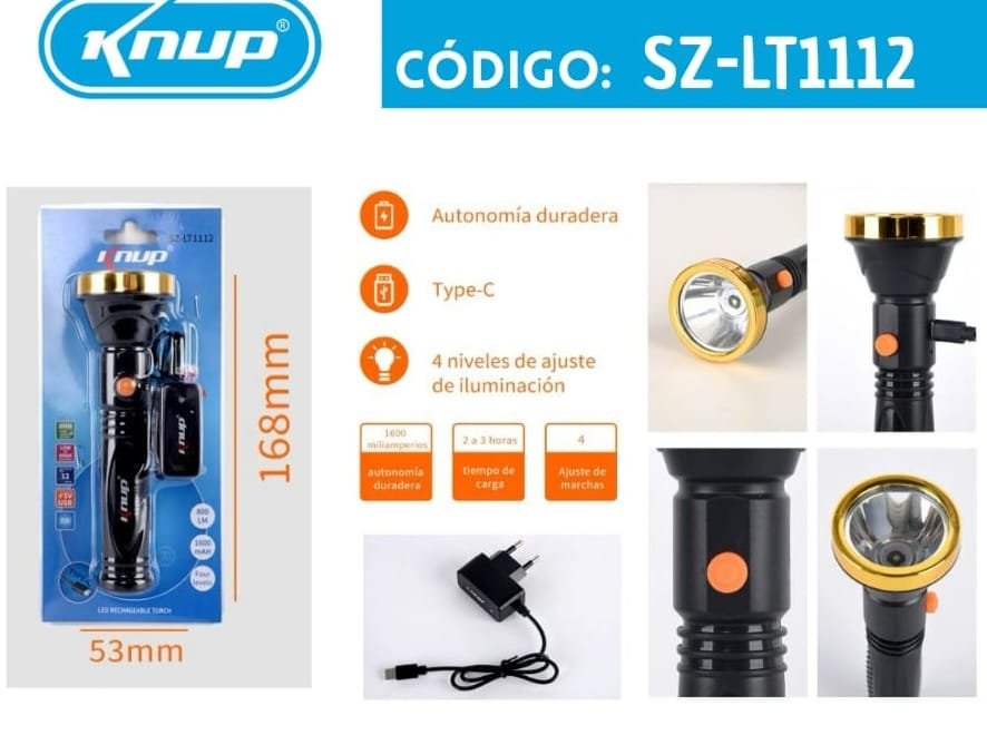 linterna knup en blister Szlt1112