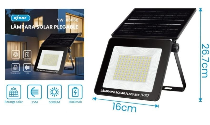 lampare led panel solar Ywk8668