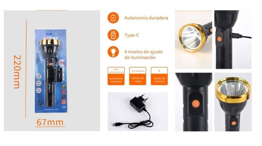 linterna led en blisterSzlt1110