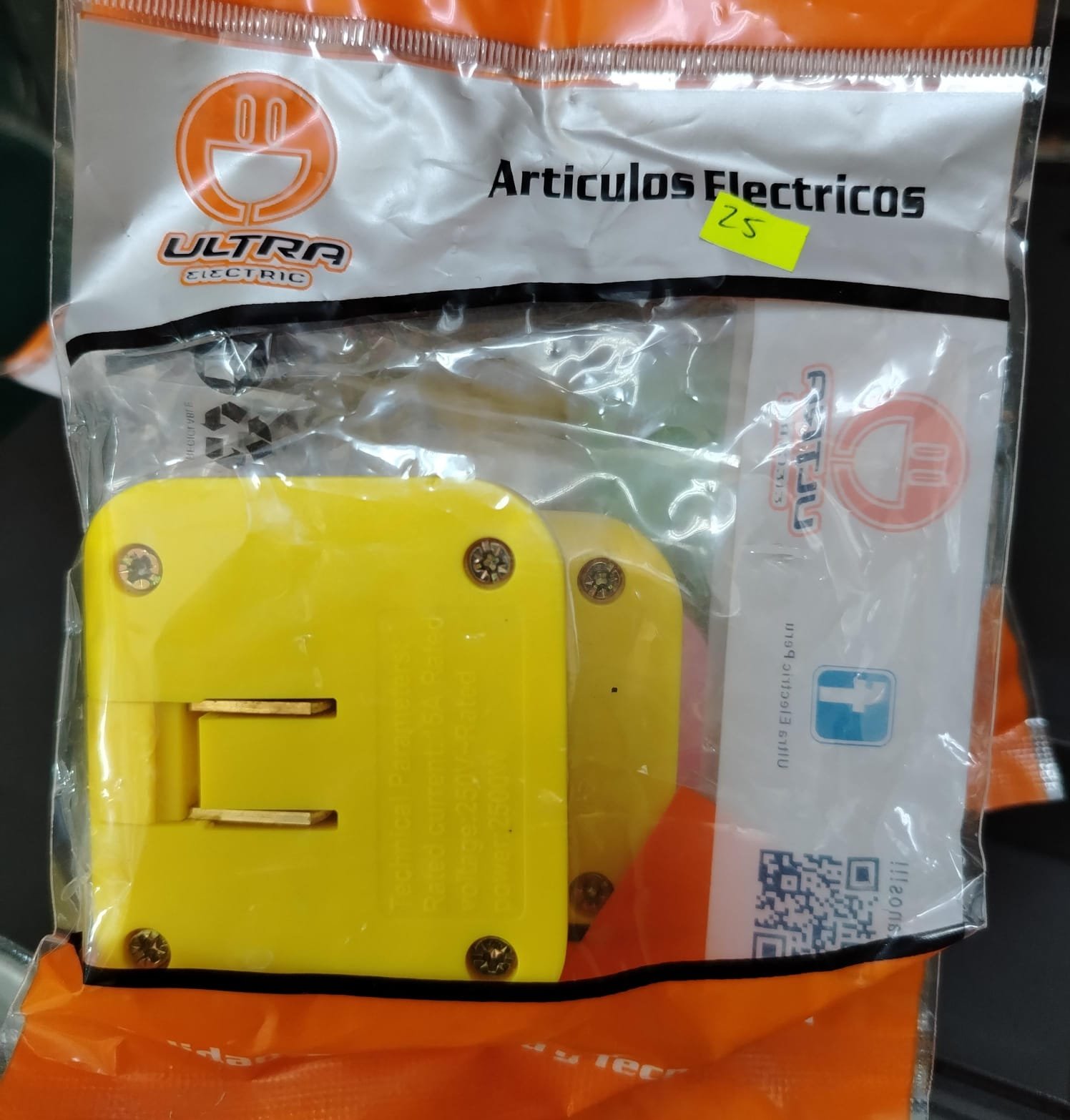 ultra electric 25 enchufe que se dobla
