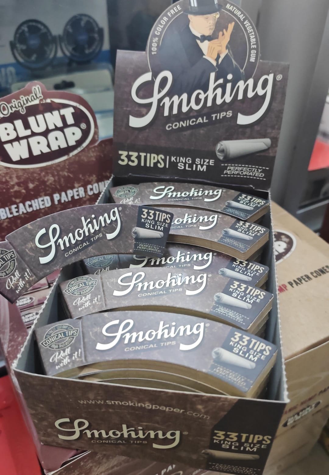 filtro curvo tips smoking filtro cono