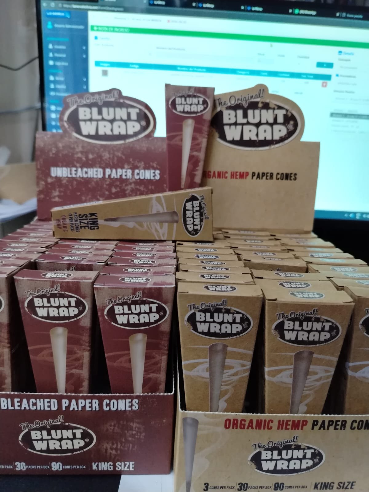 bluntwrap cono 3 cones en cada cajita organic hemp paper cones ubleached paper cones king size