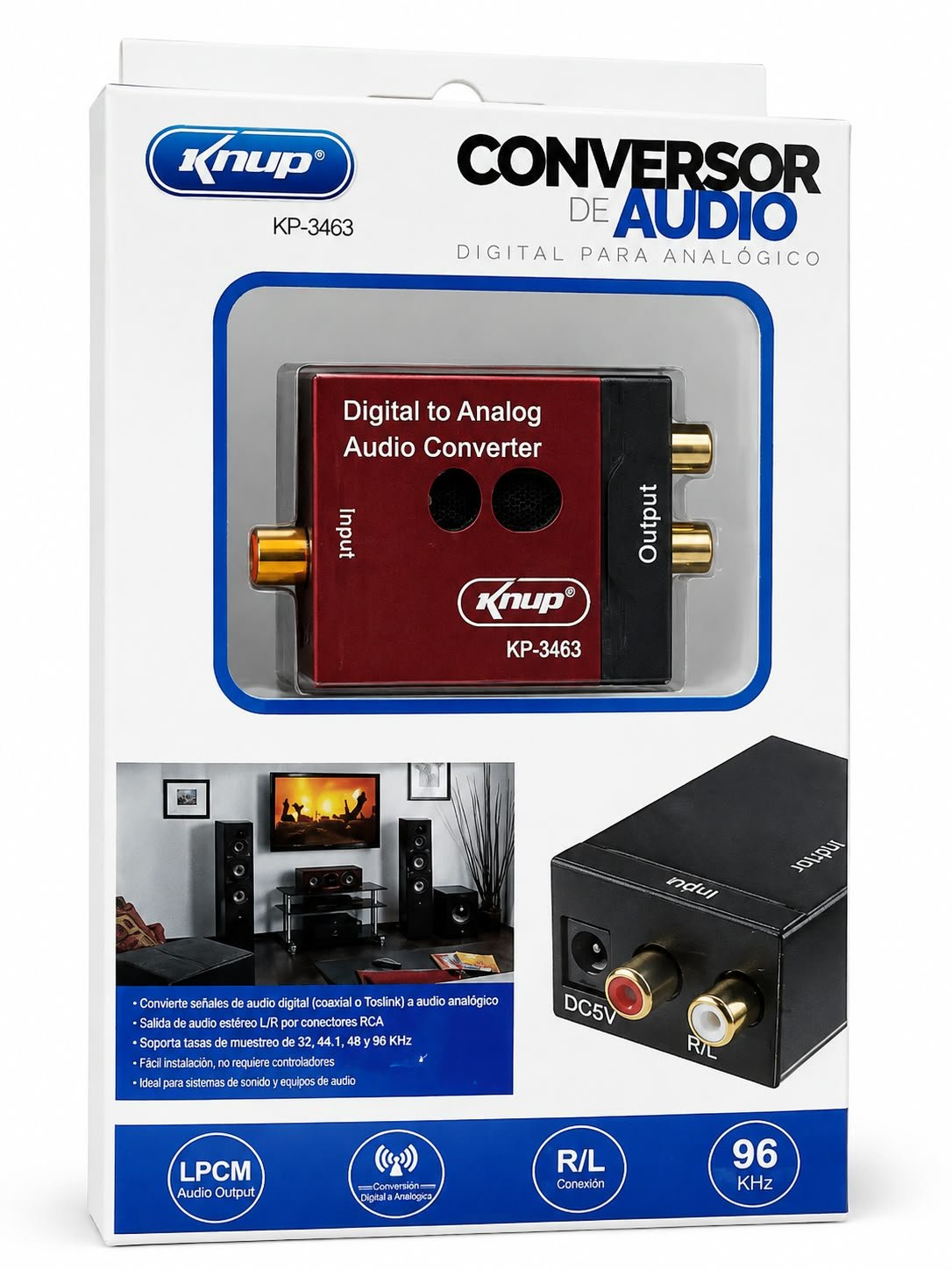 conversor de audio kp3463