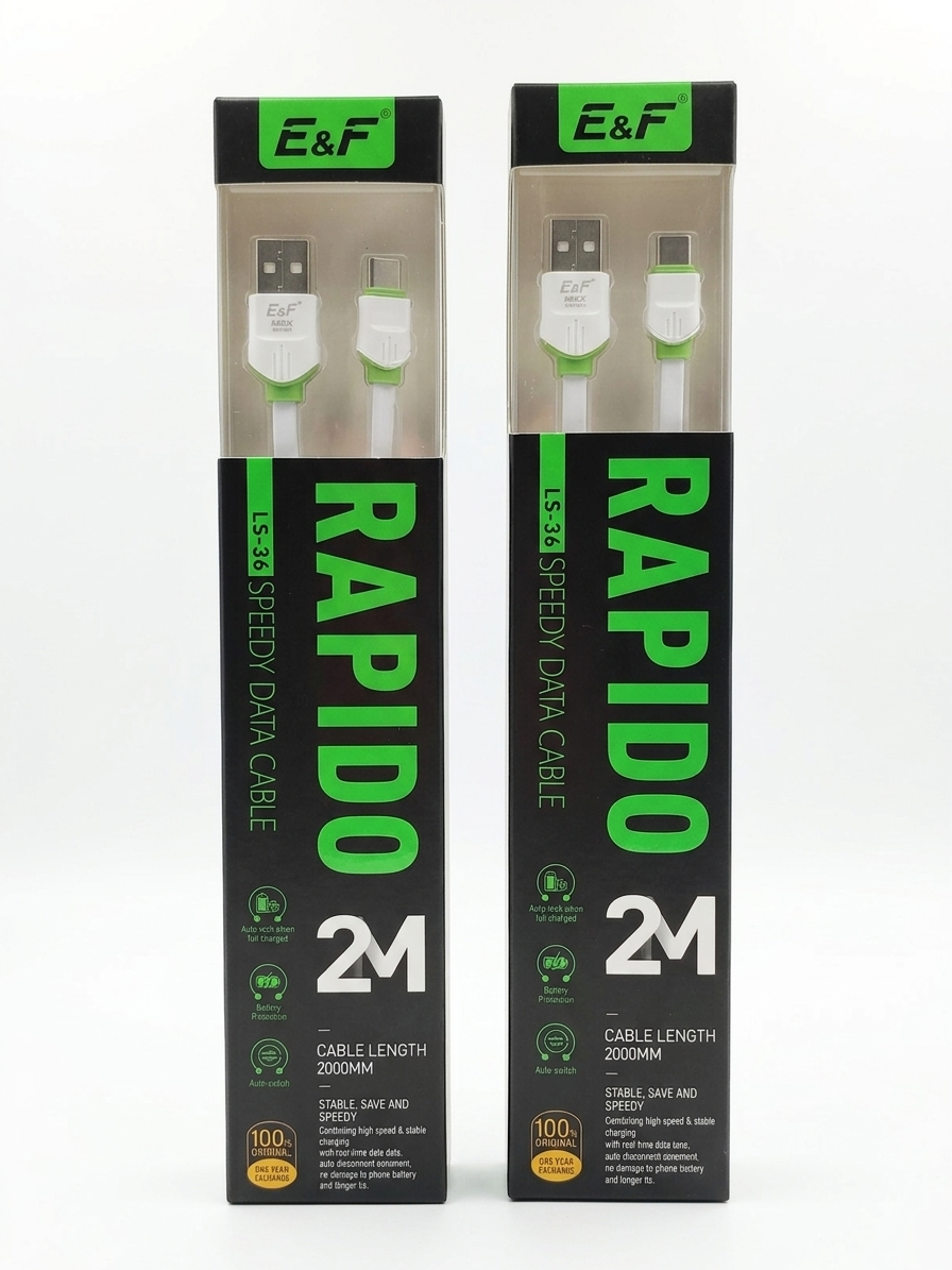 cable usb tipo c 2metros ls36 tipo c