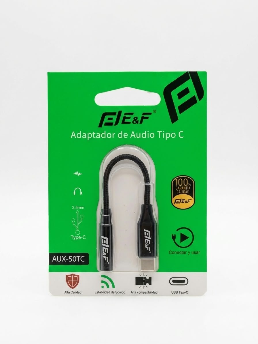 adaptador de audifono tipo c