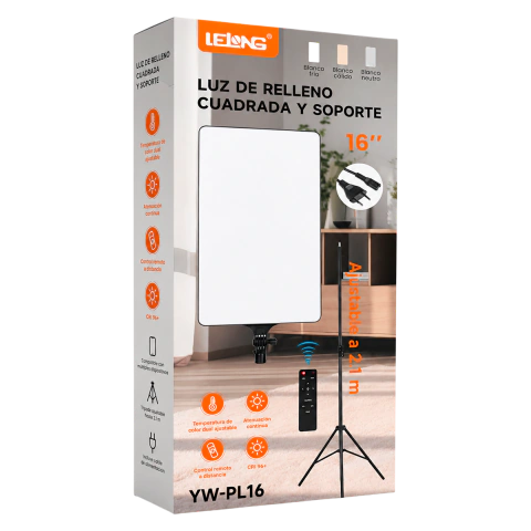 luz de relleno cuadrada y soporte ywpl16
