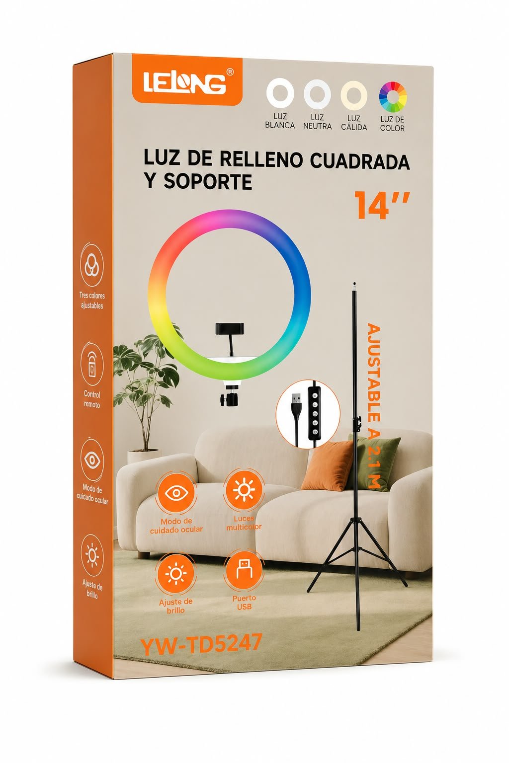 luz de relleno aro de liz 14pulgadas ywtd5247