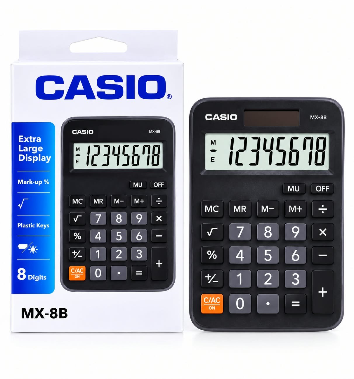 mx8b calculadora casio 8digitos