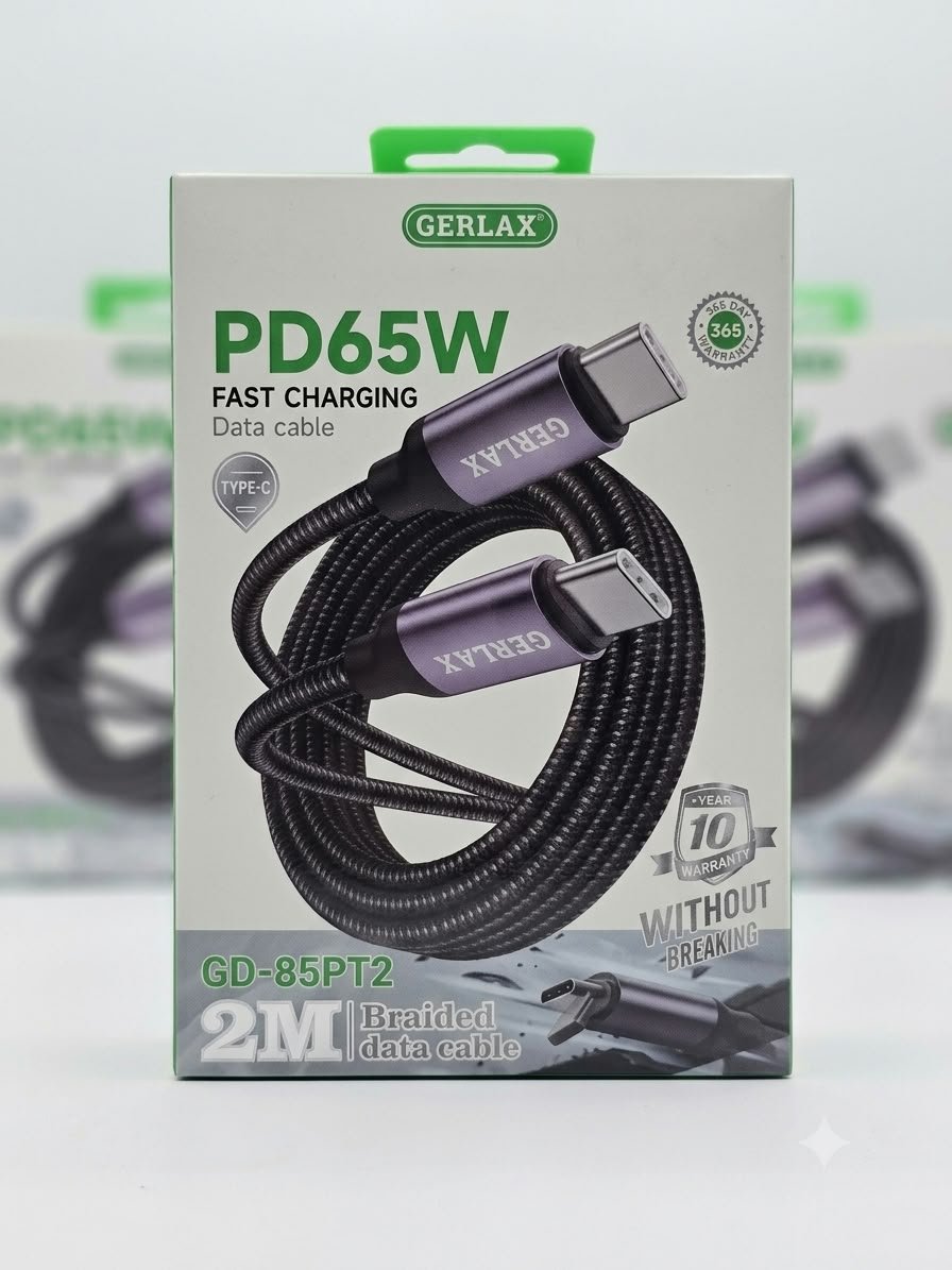 cacle usb tipo c a c 2metros Gd85pt2