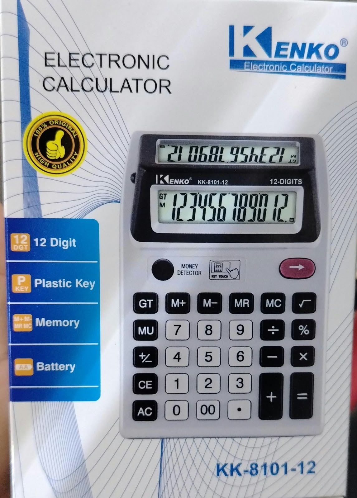 calculadora kenko doble pantalla Kk810112