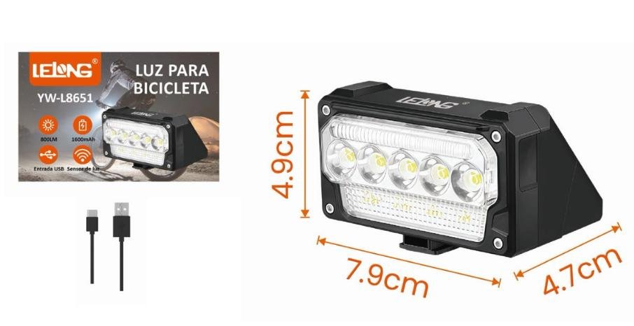 luz para bicicleta Ywl8651