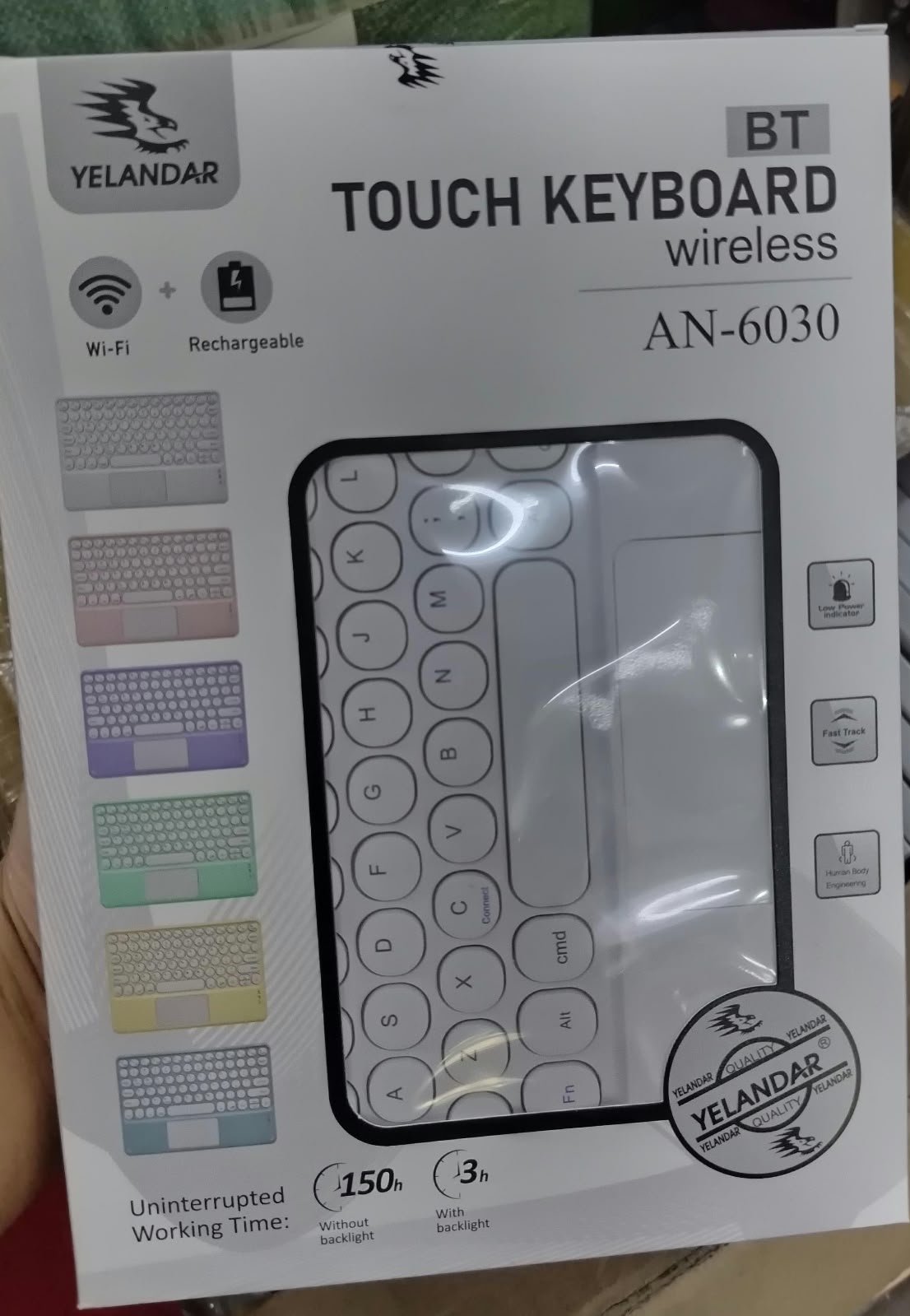 teclado con touch parta tablet An6030