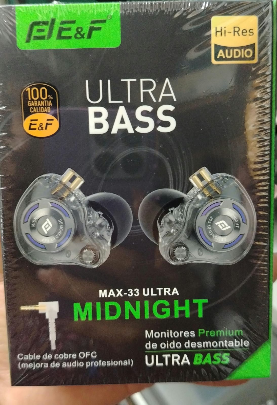 audifono tipo kz Max33ultra Midnight