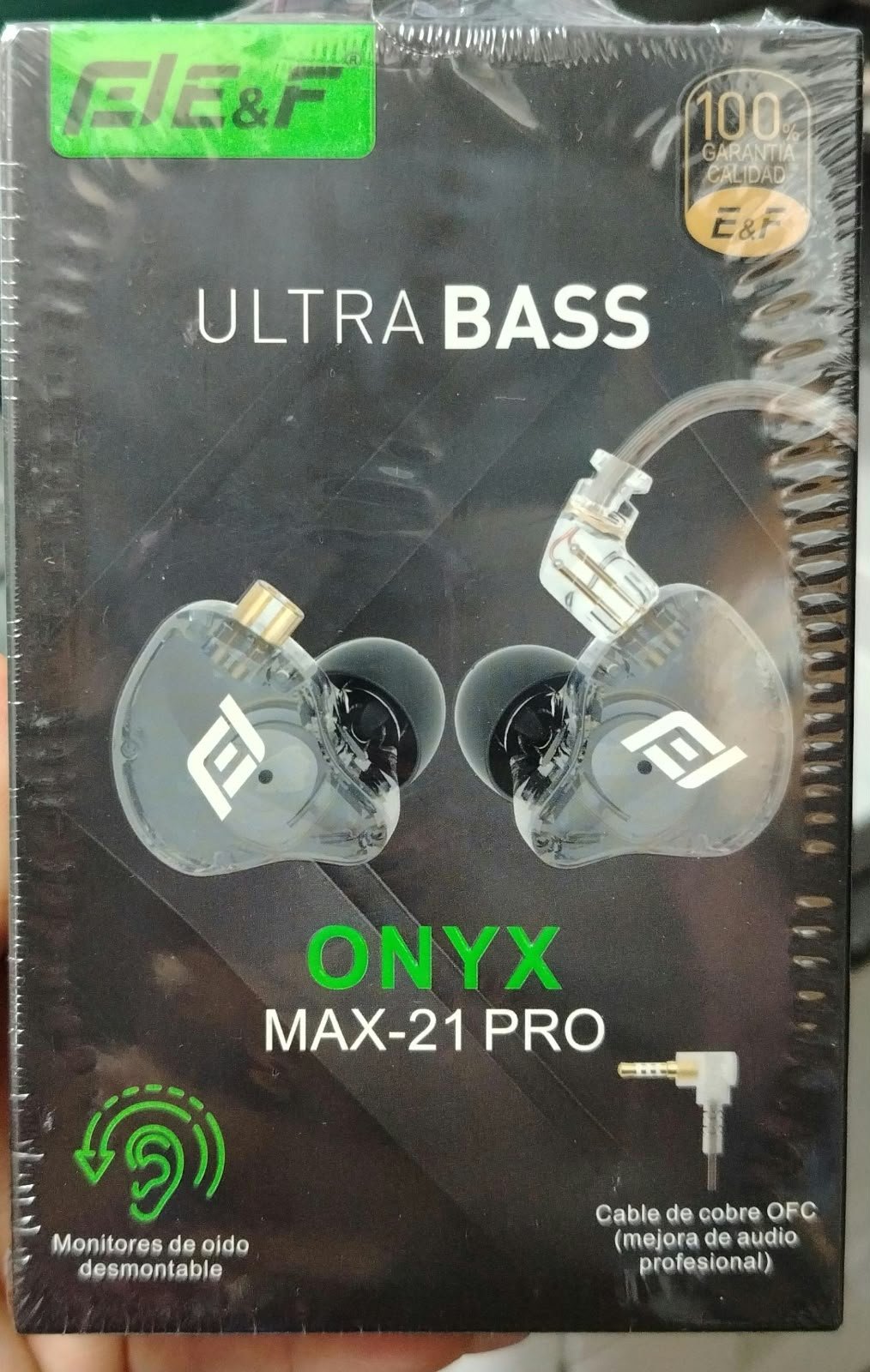 audifono eyf tipo kz Max21 pro Onyx