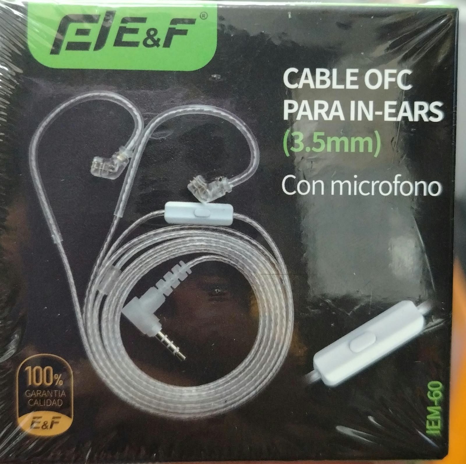repuesto de audifonos tipo kz entrada jack Iem60