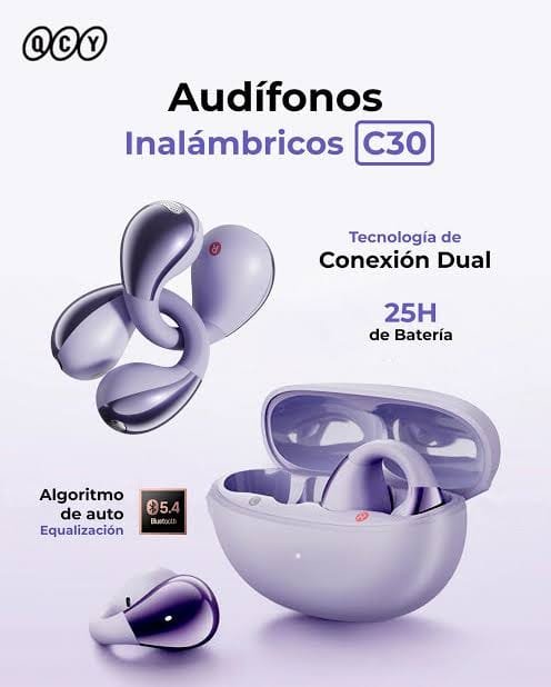 qcy audifono tipo arete crosskyc30 