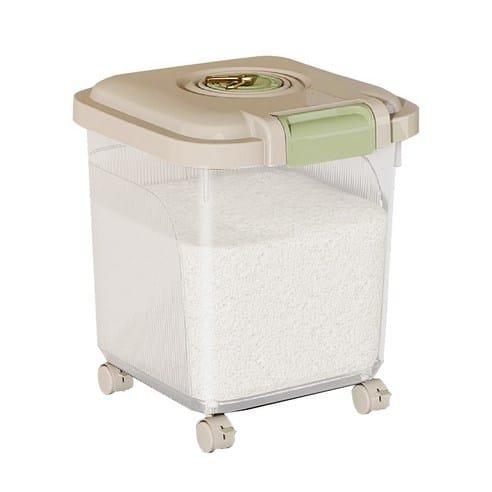 cubo almacenero con ruedas, bote para almacenar