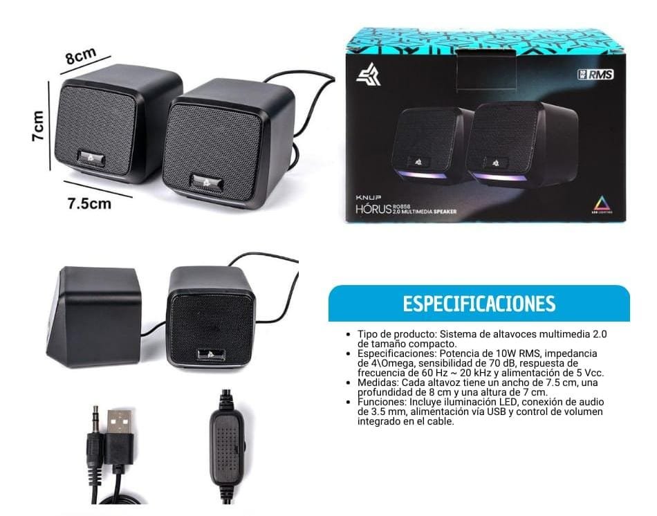 parlante para pc kpr0858 ro858