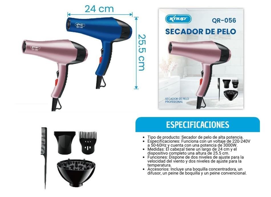 secadora de cabello qr056