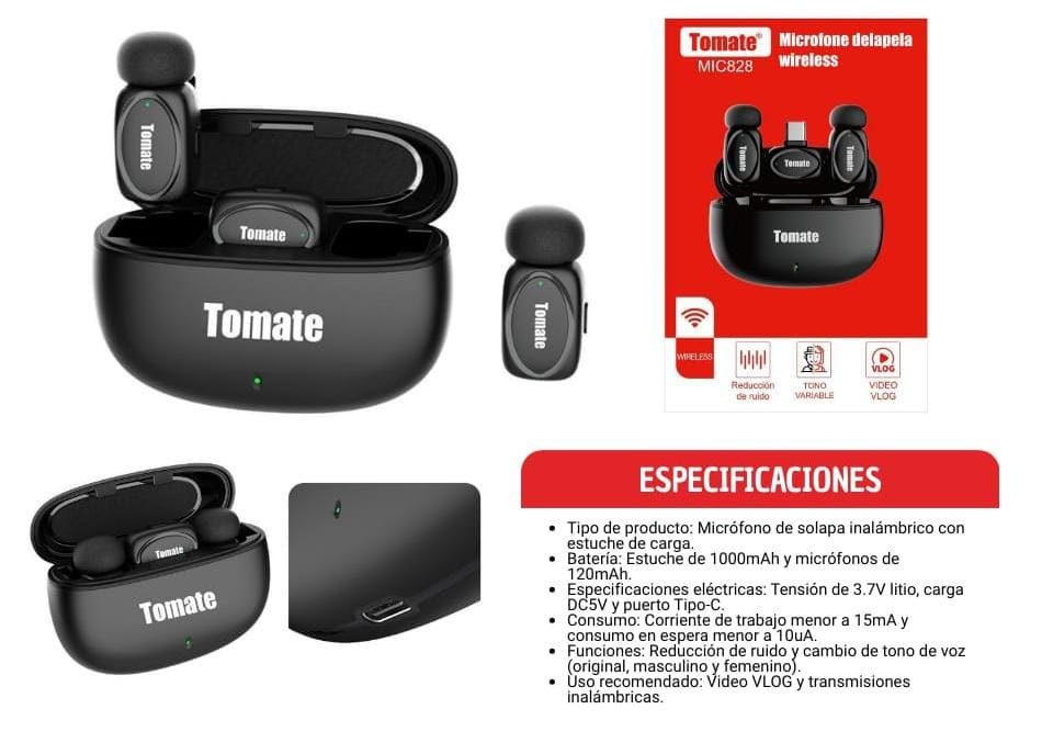 microfono inalambrico doble mic 828