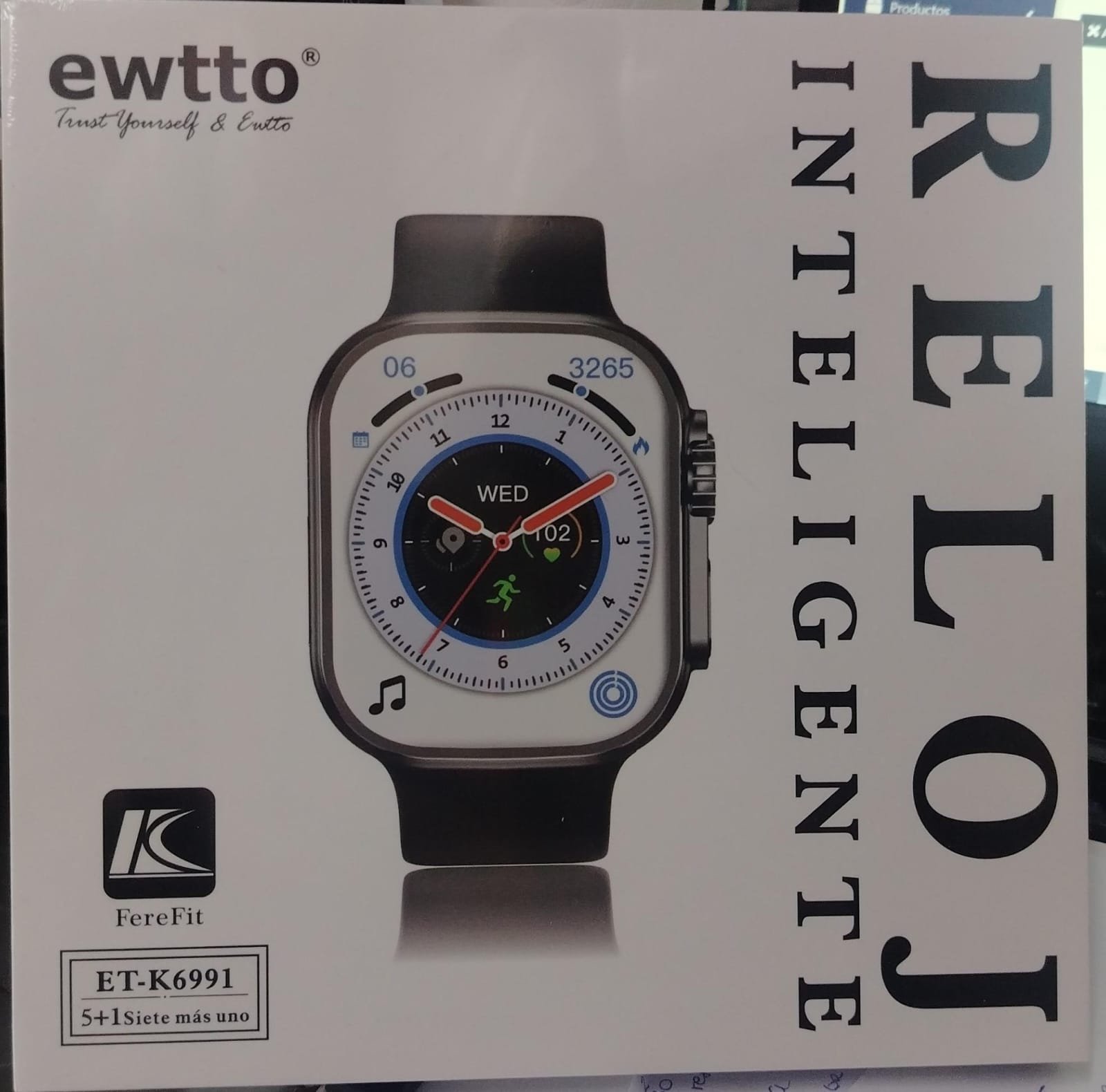 smart watch ewtto con 5 manillas etk6991
