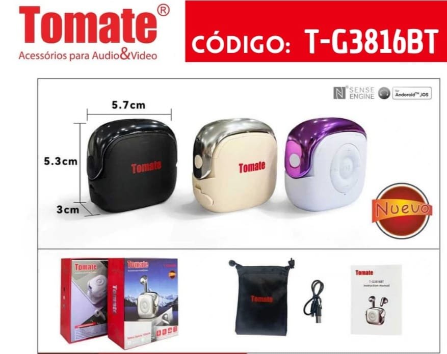 audifonos inalambricos sin gomitas tg3816bt