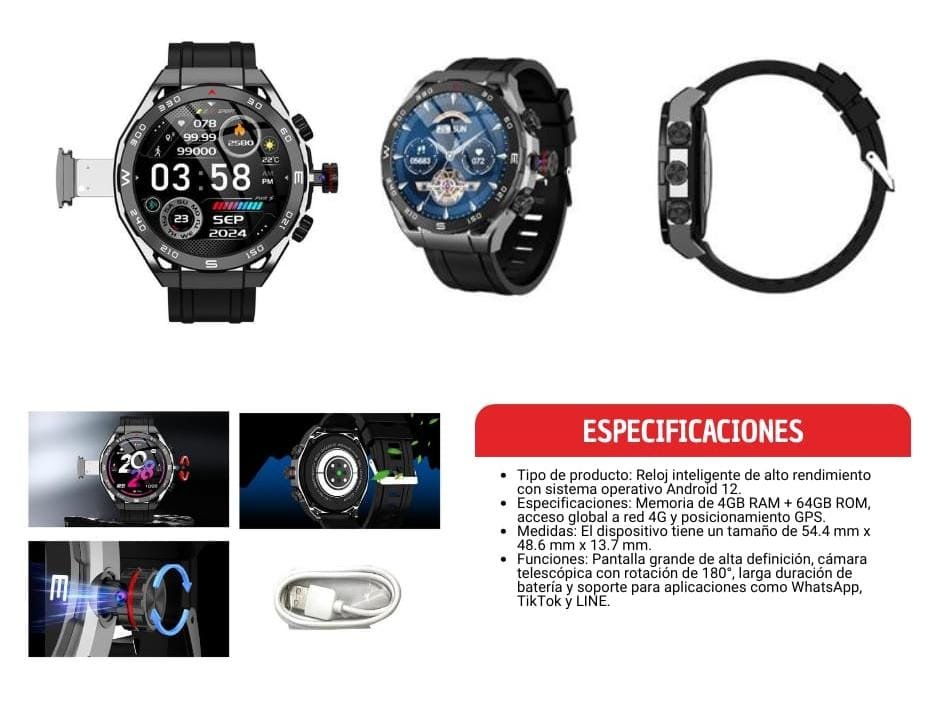 reloj smart watch con chip tta0008