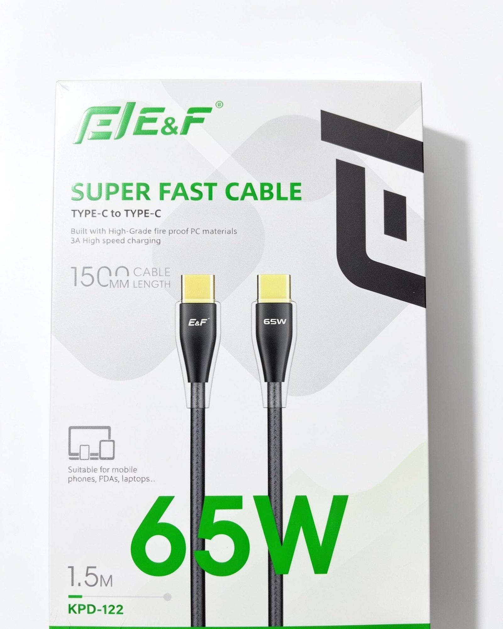 super fast cable 1500mm 65w kpd122