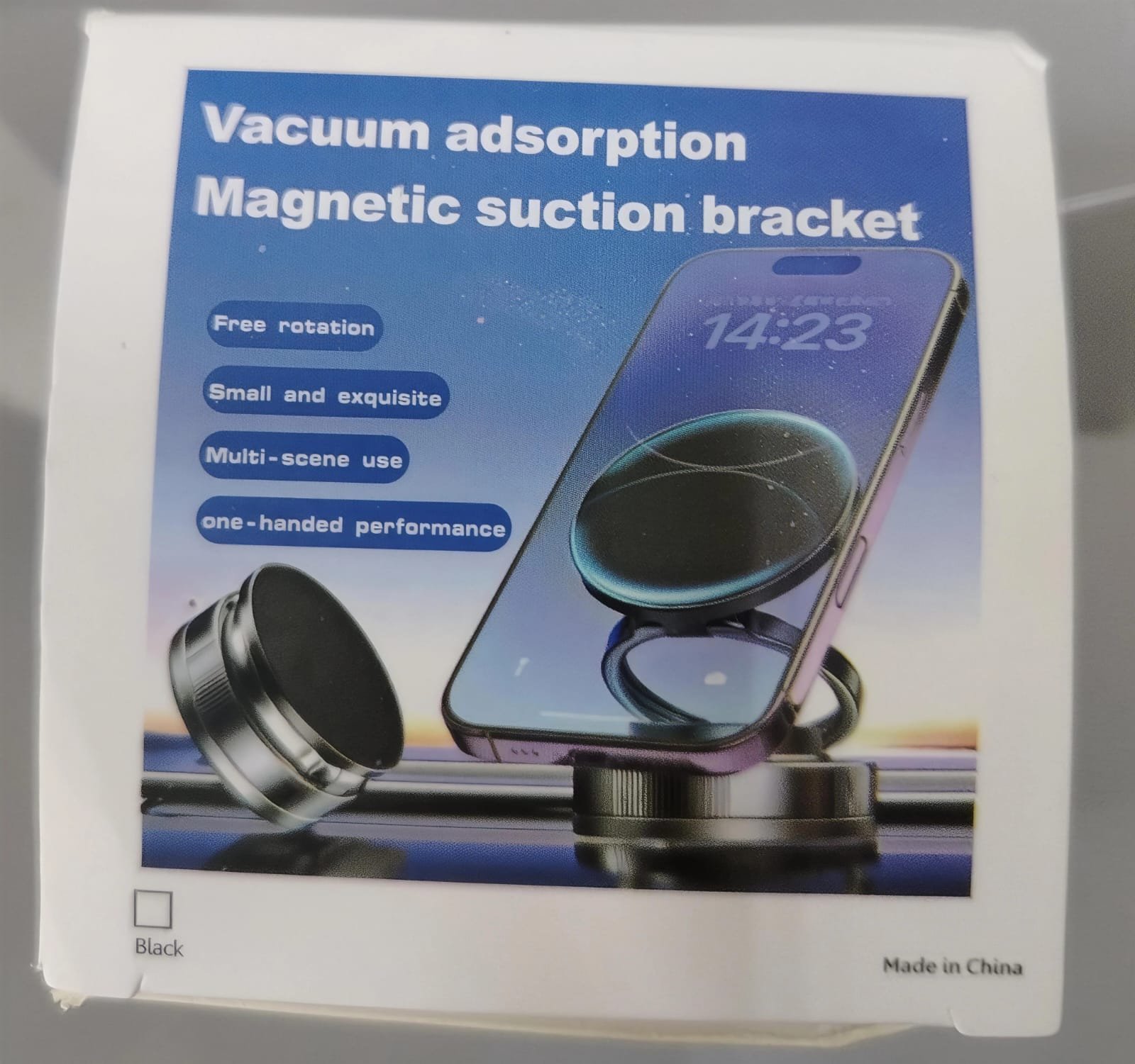 soporte de auto  vacuum adsorption magnetic suction bracket